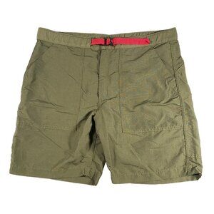 Topo Designs Belted Mountains Shorts Size XL 36x7 Green